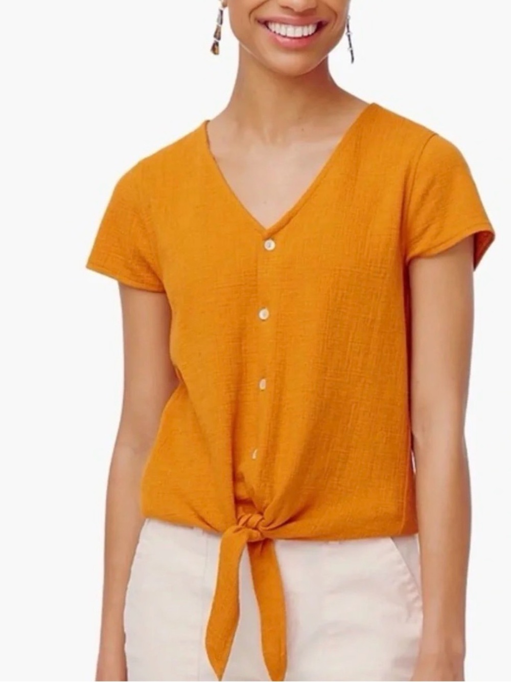 J. Crew Button Front Short Sleeve